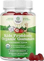 Vista 1 de Gomitas probióticas para niños con refuerzo inmunológico, Bacillus Subtilis Probiótico para niños, malestar estomacal, limpieza corporal, impulso