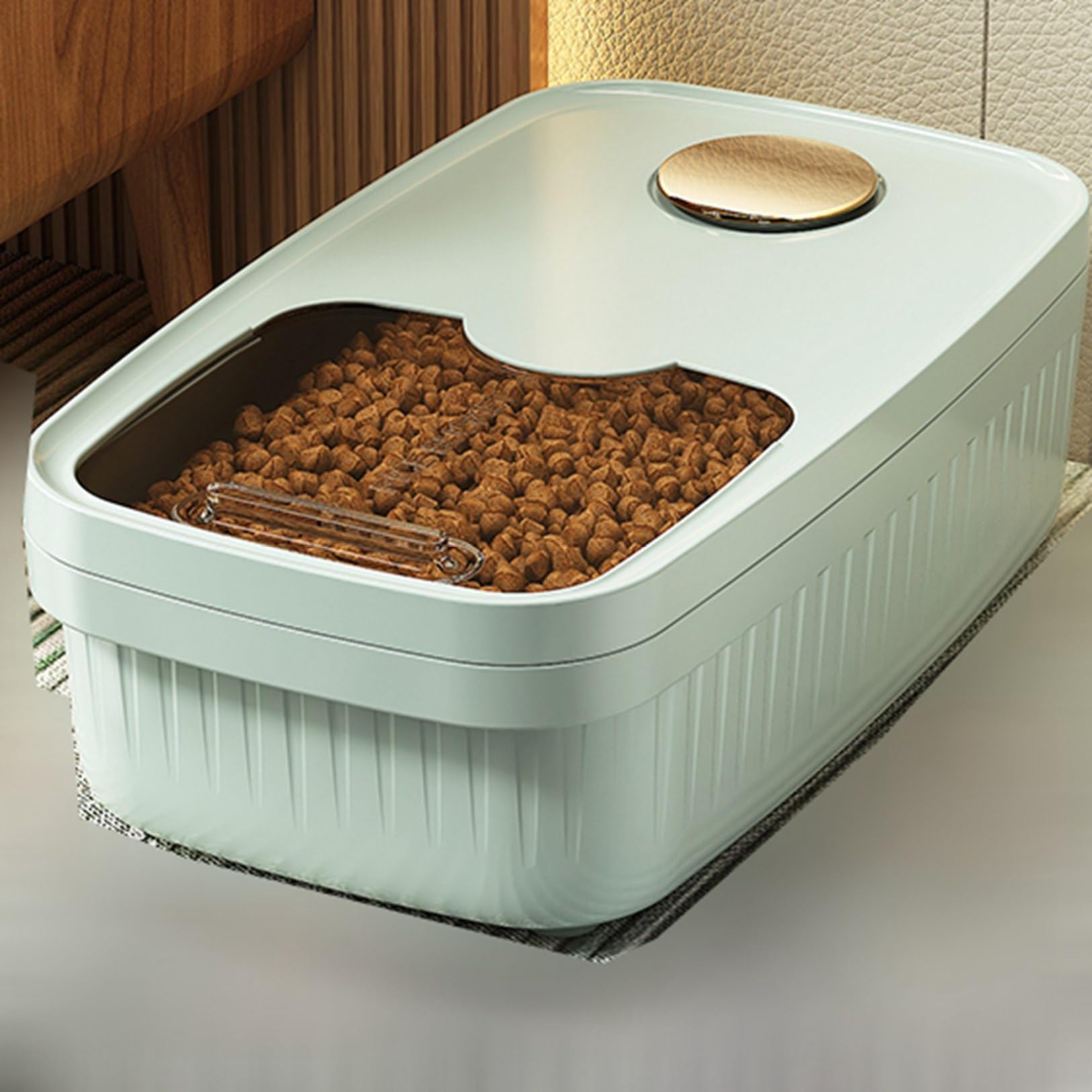 Amazon.co.jp: ペットフードストッカー 5kg ペットフード保存容器
