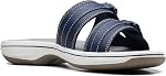 Clarks womens Breeze Piper Slide Sandal