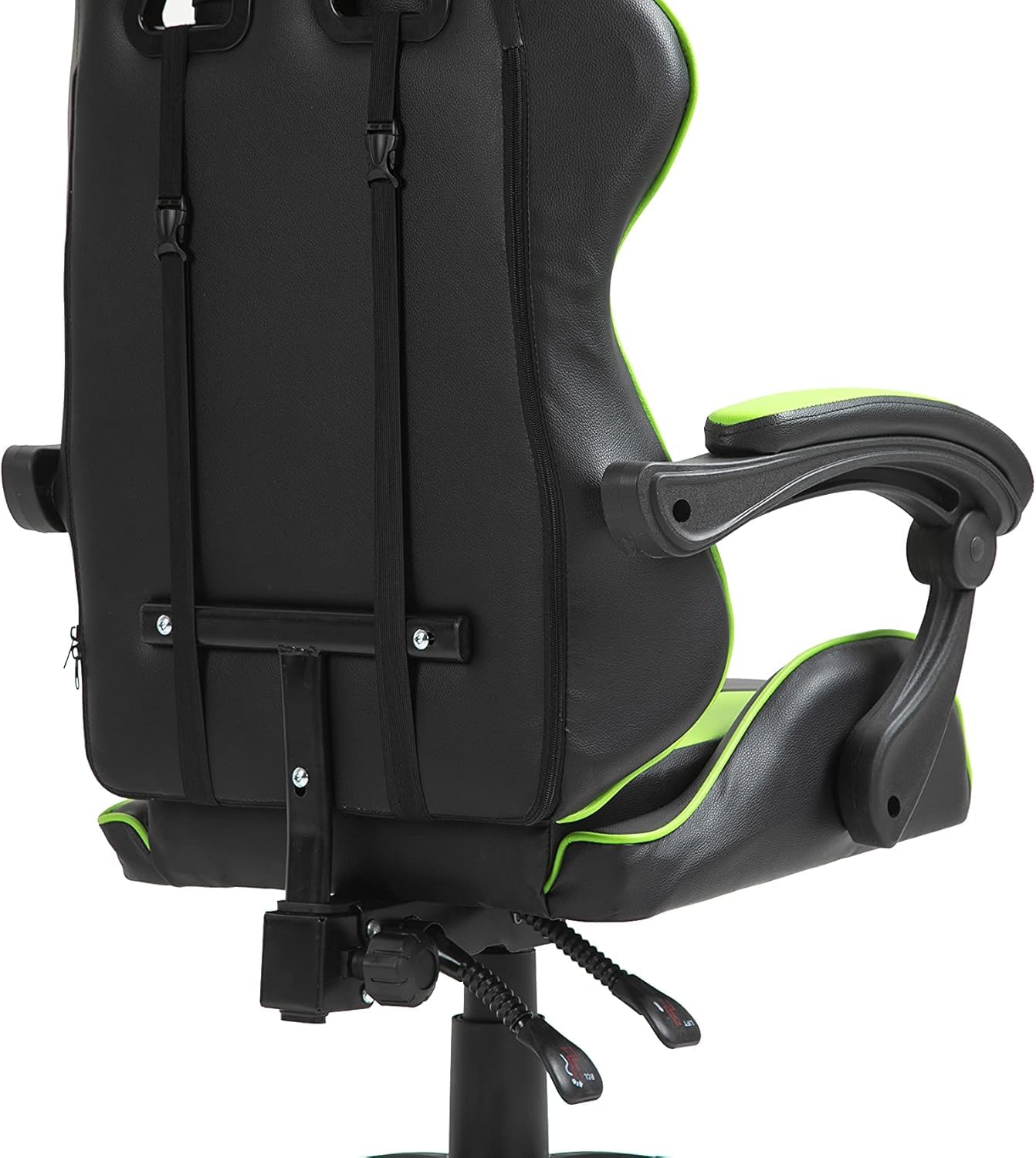 mcc direct Chaise de bureau ergonomique, pivotante, fauteuil de jeu, vert