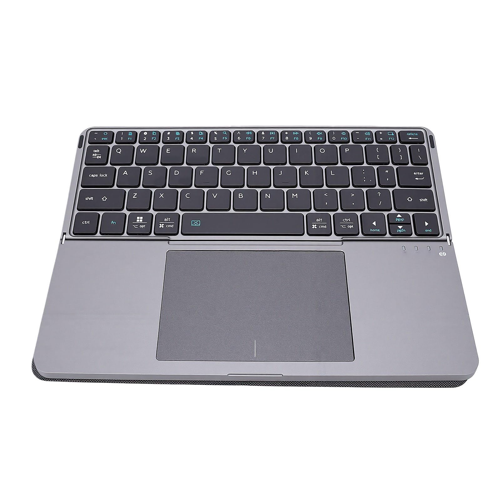 AMONIDA Teclado Plegable Inalámbrico con Touchpad, Diseño Ultra Delgado