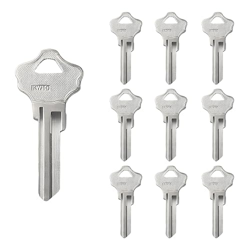 KW10 Blank Keys, KW10 Key Replacement Parts - 10 Pca