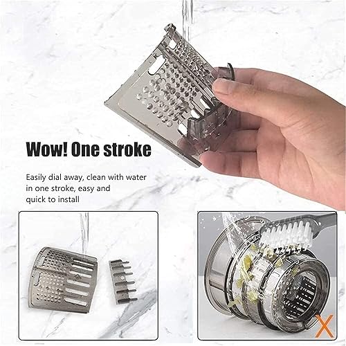 Miniatura 8 de Exprimidor de exprimidor máquina de masticación lenta lenta prensa fría para frutas y verduras nutrientes máquina vertical fácil de limpiar máquinas