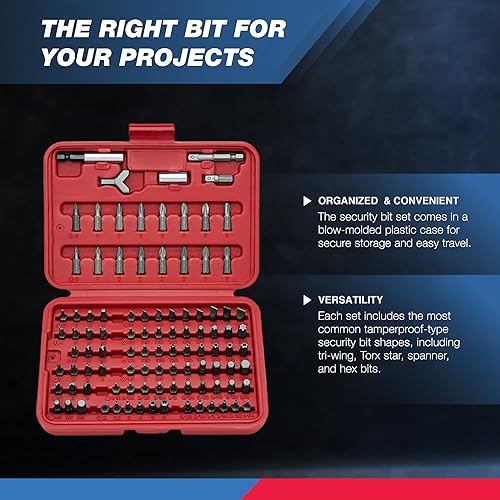 Miniatura 7 de NEIKO Juego de herramientas magnéticas para recogida + juego de brocas de seguridad de 100 piezas