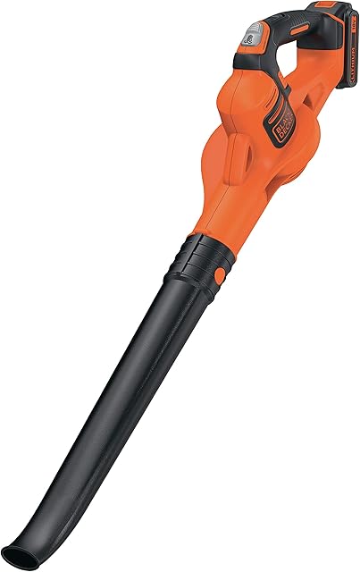 Black + Decker Powercommand dmuchawa do liści 18 V, pomarańczowa, GWC1820PC-QW, 18 V