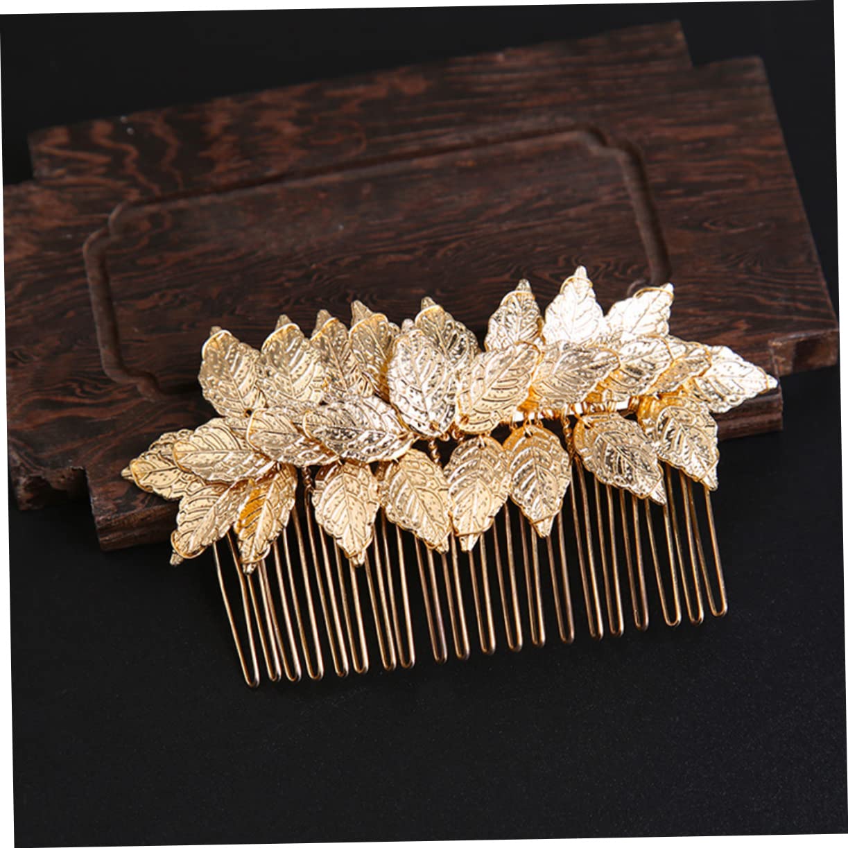 DOITOOL 4piezas Peina De Boda Doradas Accesorio De Cabello Para Novias Tocado Elegante Para Ocasiones Especiales Peina Para Mujeres