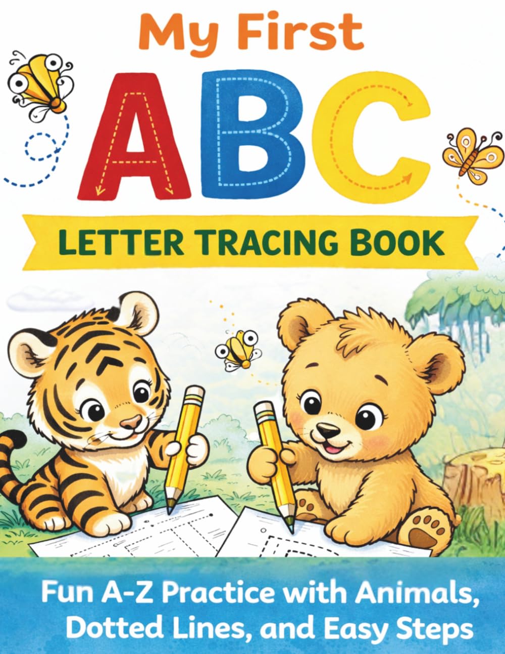 My First Letter Tracing Book: Learn to Trace Letters: A–Z Workbook for Kids