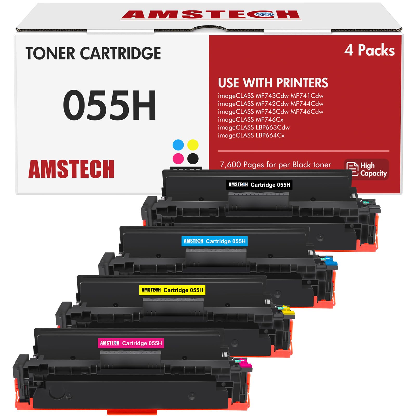 Amazon.co.jp: Amstech互換トナーカートリッジ Canon 055H 055
