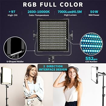 Switti RGB Video Light, Full Color Studio Photography
