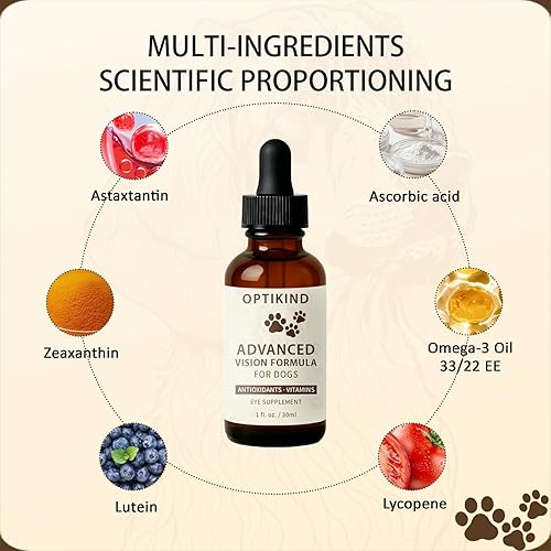 Miniatura 2 de Optikind Vision Gotas para perros - con luteína, zeaxantina y extracto de arándano (1 unidad)