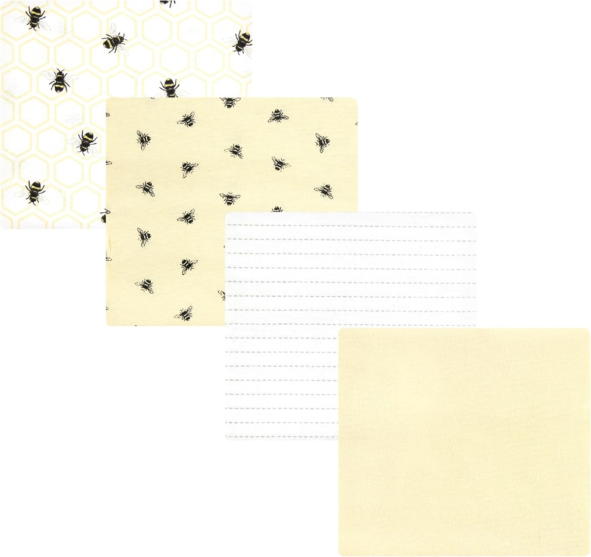 Little Treasure Flannel Receiving Blankets 4pk