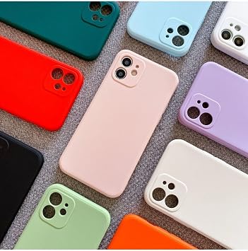 CONSTRAIN - Phone Case Compatible with iPhone 11 - iPhone 12 View Corner Design, Velvet Launch Case Inside - Deep Purple