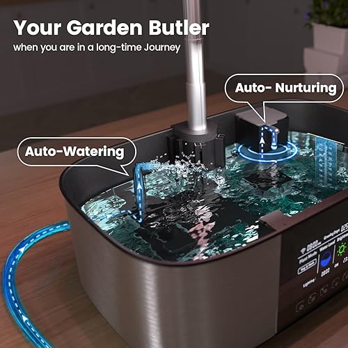 Miniatura 5 de 21 Pods Smart Garden 4-in-1 Automated Hydroponics System LetPot LPH-Max Self-Adding Nutrients and Water48 inches Screen APPWiFi Control 36-Watt LED