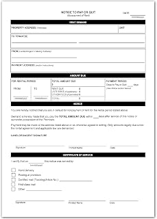 Notice to Pay or Quit – Eviction Form for Unpaid Rent | Landlord Demand Letter | Includes Instructions, Sample Copy & Timeframe Guide | Printed Packet