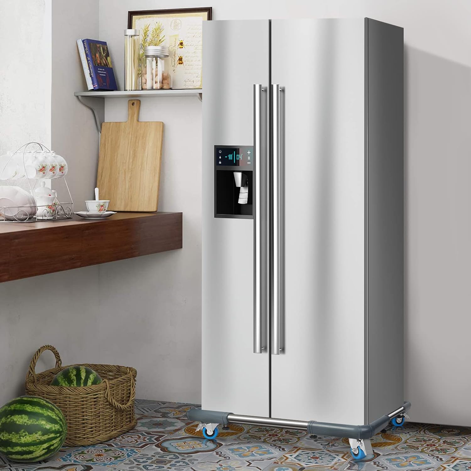 locking wheels on whirlpool refrigerator