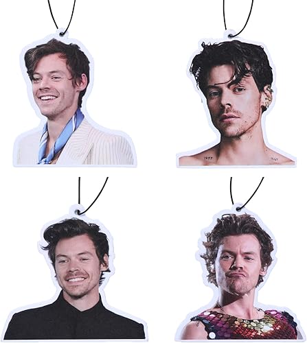 Harry Fan Gift Styles - Ambientador para automóvil 4 piezas colgante de perfume adorno para colgar en casa