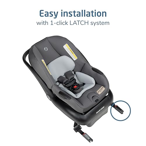 Miniatura 6 de Maxi-COSI Mico Pro Infant Car Seat, Baby Travel Seat with Adjustable Base, Stroller-Ready, Easy-Install Latch, Lightweight Design, Fits 430 lbs, Sea