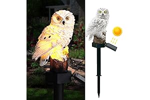 DOUBLE 2 C Owl Solar Lights Outdoor Garden