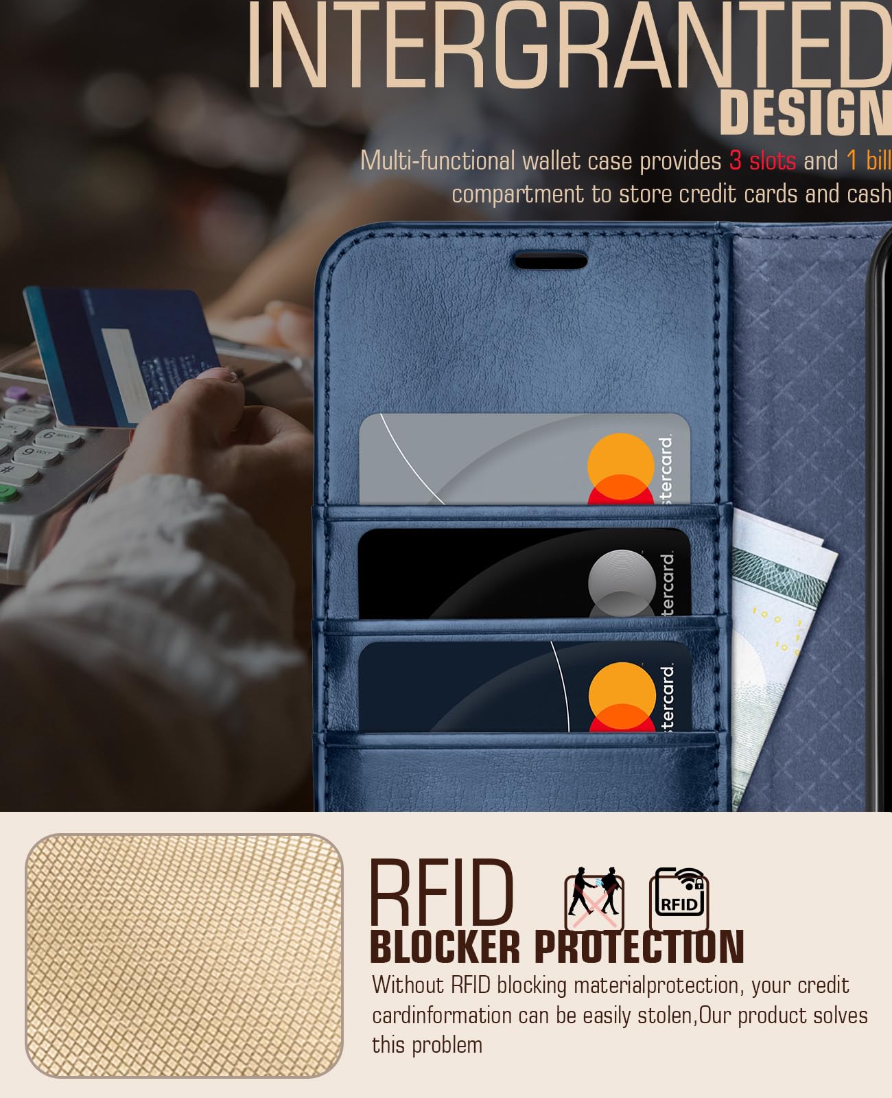 Custodia A Portafoglio Per Google Pixel 8 Pro, Con Funzione Di - Foto 4