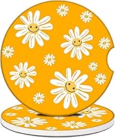 Vista 20 de Posavasos para Portavasos de Automóvil - Posavasos de Cerámica Absorbente de Conejo Fresa con Leche, Paquete de 2, Posavasos para Portavasos