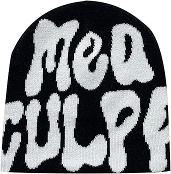 Y2k Beanie Hat Men Women Teenagers Y2k Hip Hop Knitted Hats Cap Winter Knit Skater Beanie Hat Cotton Hats Harajuku Fashion Y2k Beanie Cap Hat
