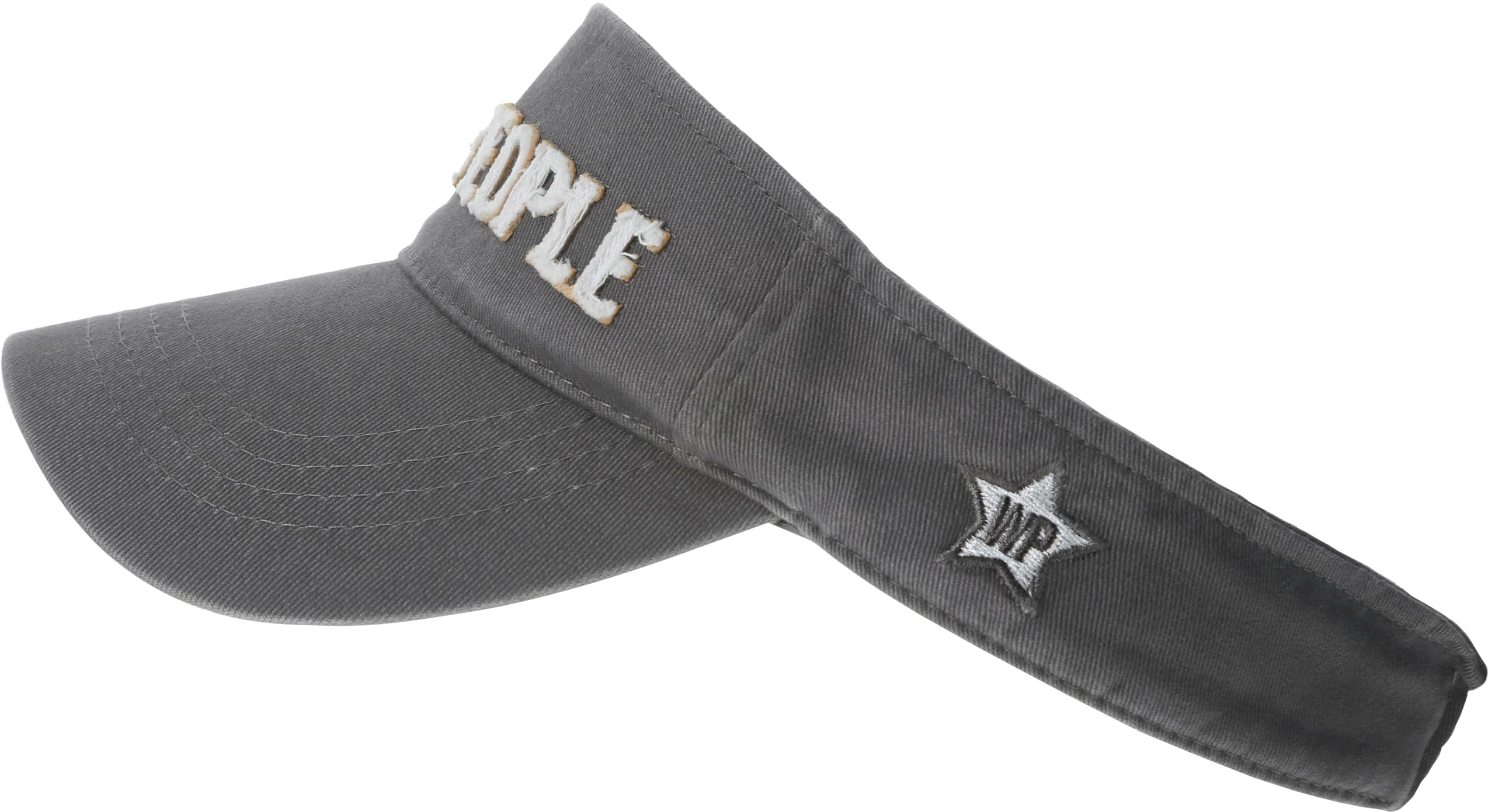 Pavilion Gift Company Lake People-Dark Gray Adjustable Visor Hat, One Size