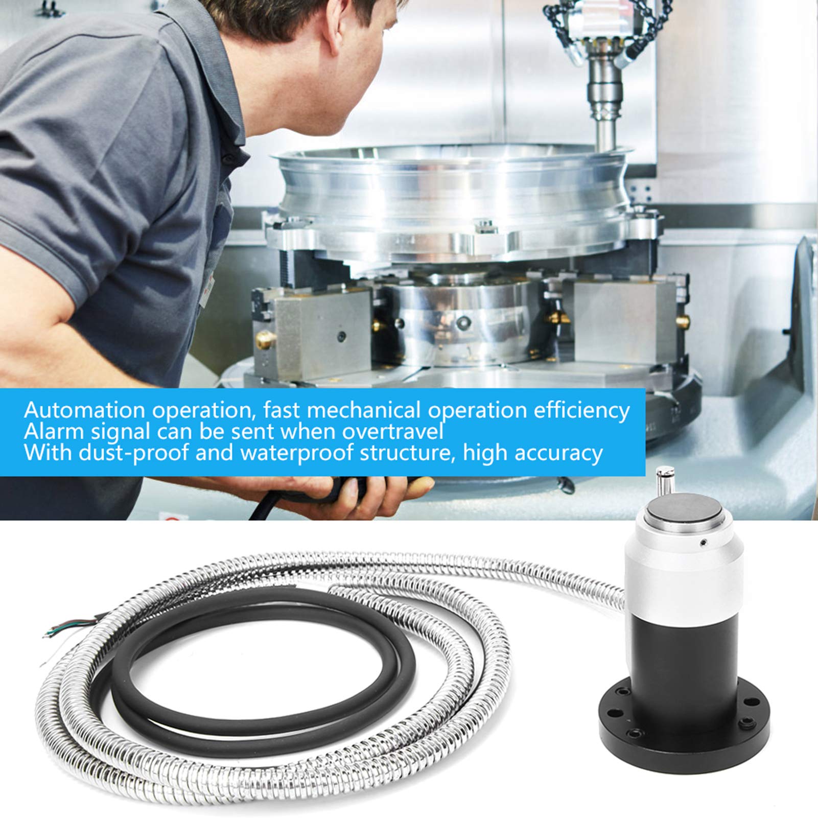 Garosa CNC Outil Capteur de Touche, Sortie de Signal 4 Lignes
