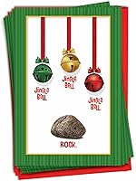 Vista 13 de NobleWorks - 12 Tarjetas de Felicitación Divertidas en Caja de 4.63 x 6.75 pulgadas, Tarjetas de Notas de Feliz Navidad para Vacaciones, Regalos