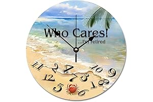 ArogGeld Retirement Wall Clock - Time to Relax and Enjoy