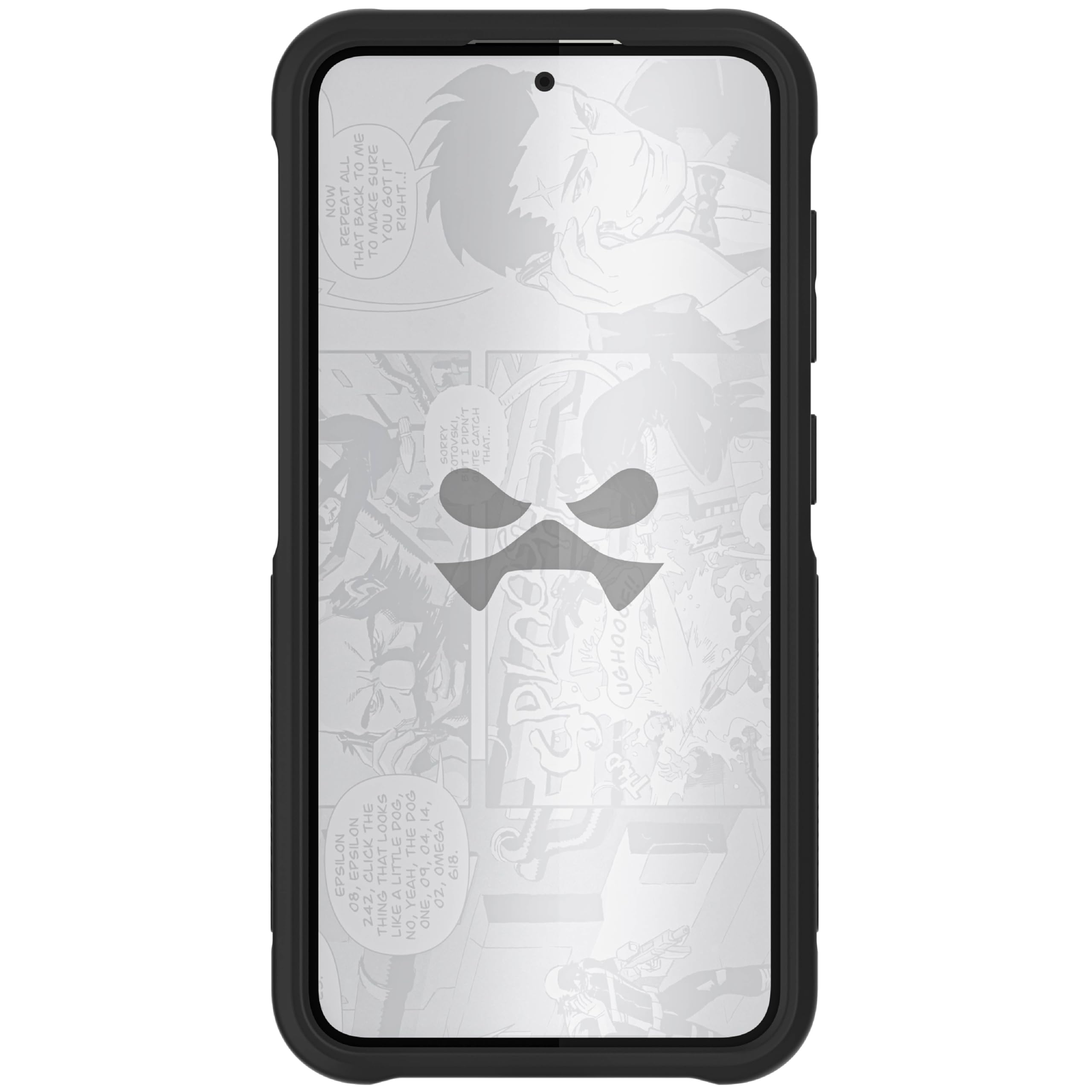 Ghostek Atomic Coque fine pour Galaxy S24 avec pare-chocs en aluminium de qualité militaire, dos transparent et coque de téléphone compatible avec le chargement sans fil conçue pour Samsung Galaxy S24