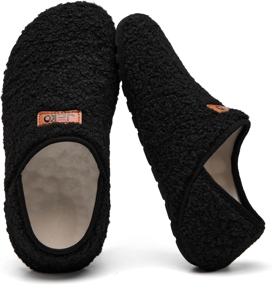 UUBARIS House Slippers for Men Women Furry Slip On Sock Shoes For Traval Indoor Yoga With Thickened Sole - Image 7