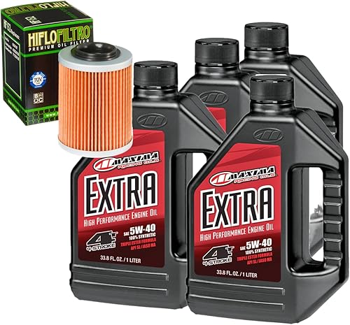 Miniatura 1 de 5W40 Oil Change Kit For Can-Am 2008 Outlander 400 HO 4x4 XT IRS