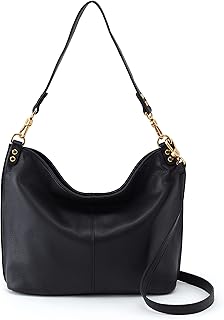 HOBO Pier Tote bag For Women - Magnetic Closure With Detachable Shoulder Strap, Gorgeous and Functional Handbag Black One Size One Size