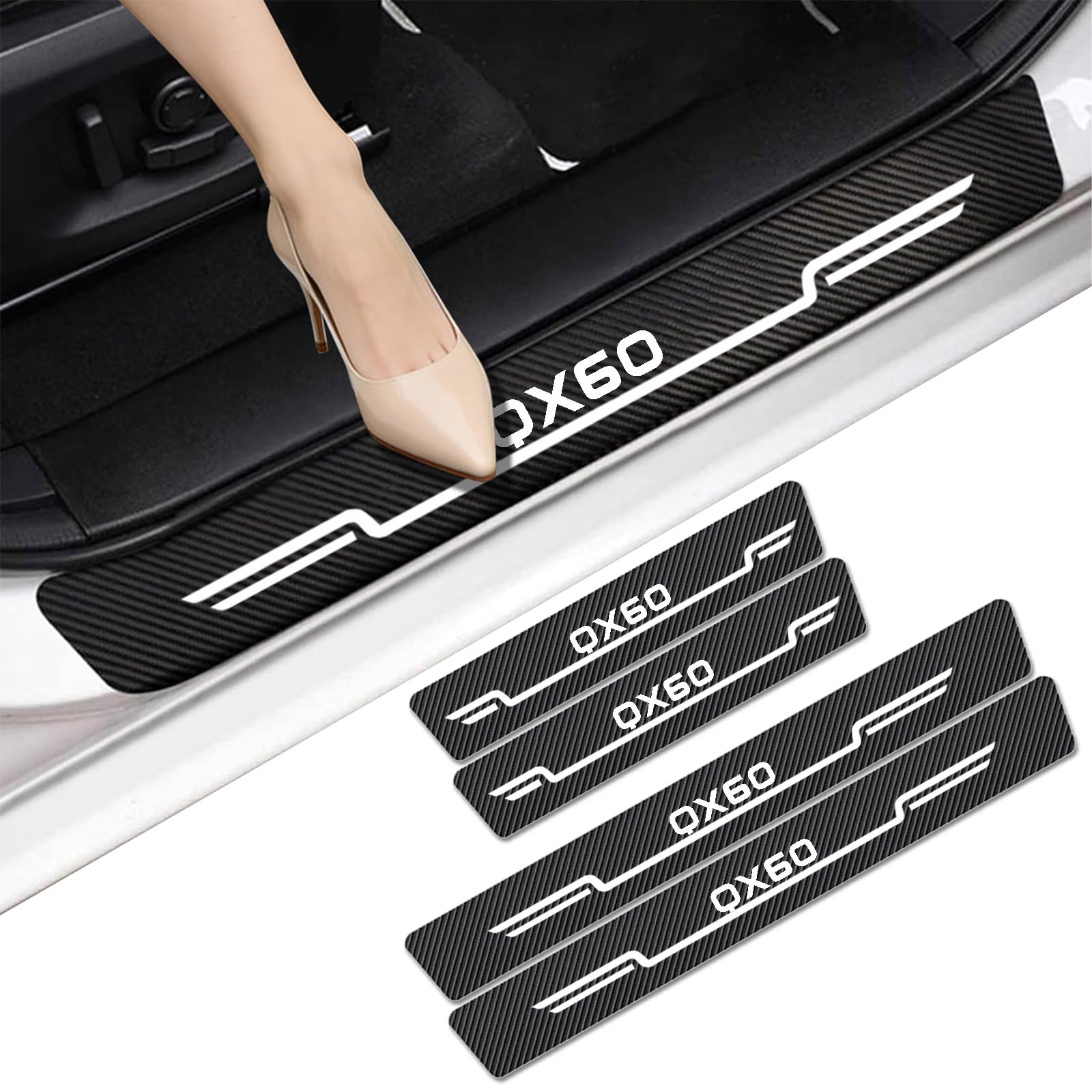 WXH97F Car Door Sill Protector for Infiniti QX60 2014-2026