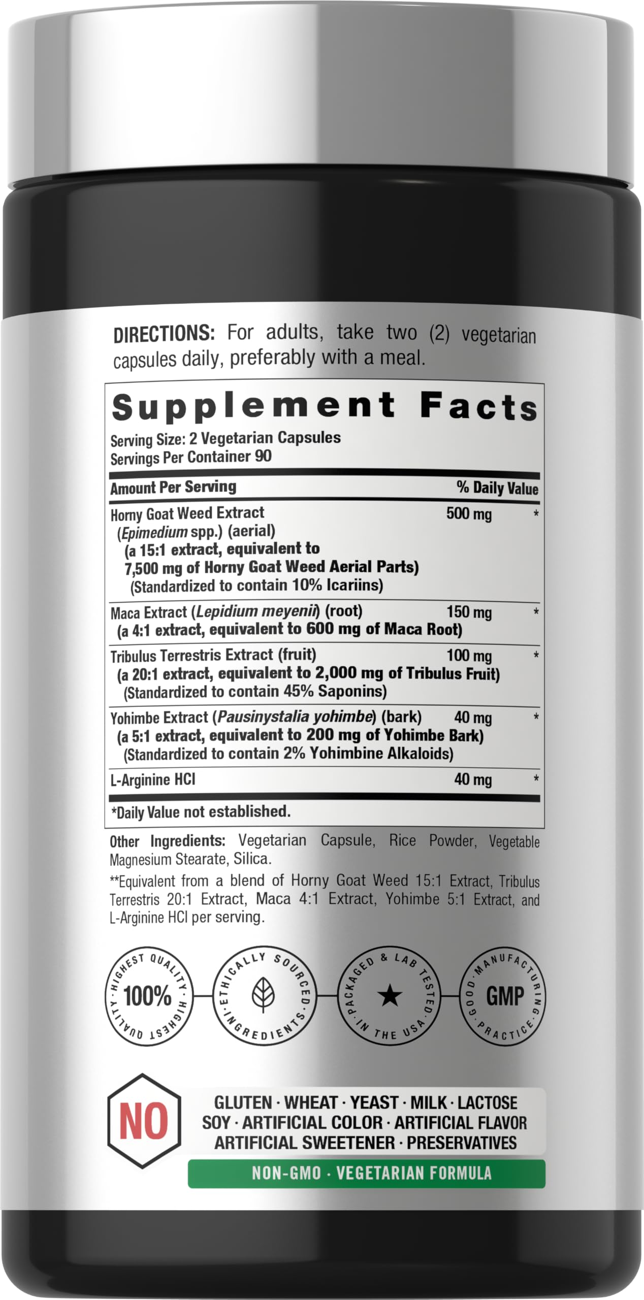 Horbäach Horny Goat Weed Complex | 180 Capsules — Amazon image 2