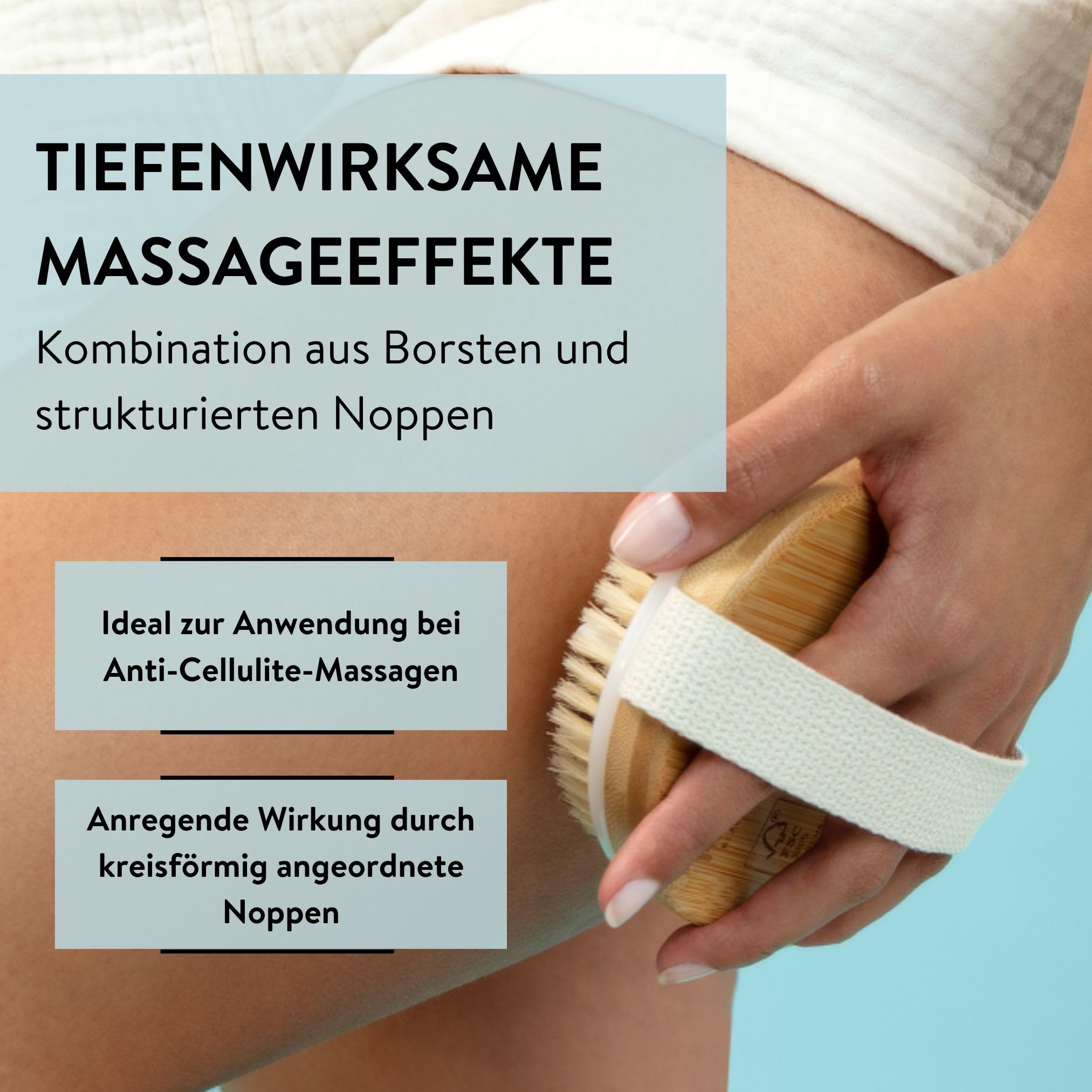 PARSA Beauty Bambus Massagebrste FSC zertifiziert mit Wildschweinborsten  und Massageknoten fr strahlende Haut Wellness Line : Amazon.de: Kosmetik