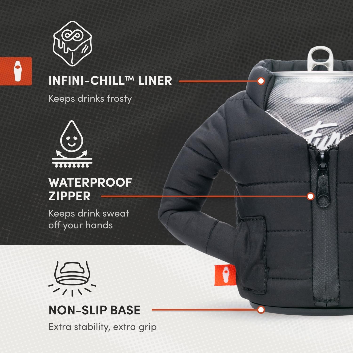 Amazon.com: Puffin - The Puffy Jacket - Insulated 12 oz Can Cooler 