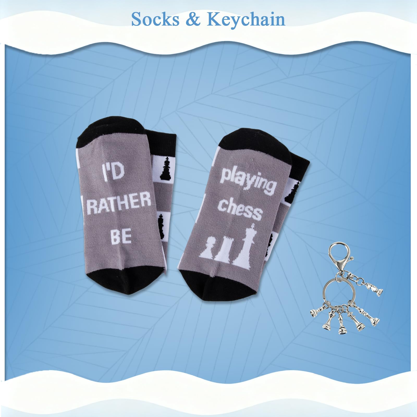 Funny Novelty Crew Socks with Keychain,Sport Running Runner Gifts for Mother Dad Boyfriend Husband Funky Dress Socks