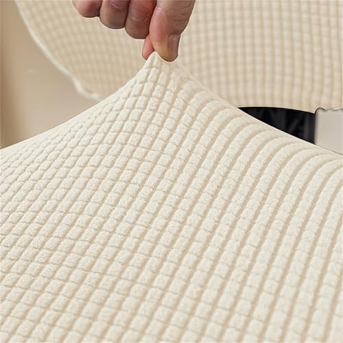 Miniatura 4 de Funda para silla de oficina de computadora, protección dividida y extraíble, elástica, tela de terciopelo de maíz, fundas universales para silla de