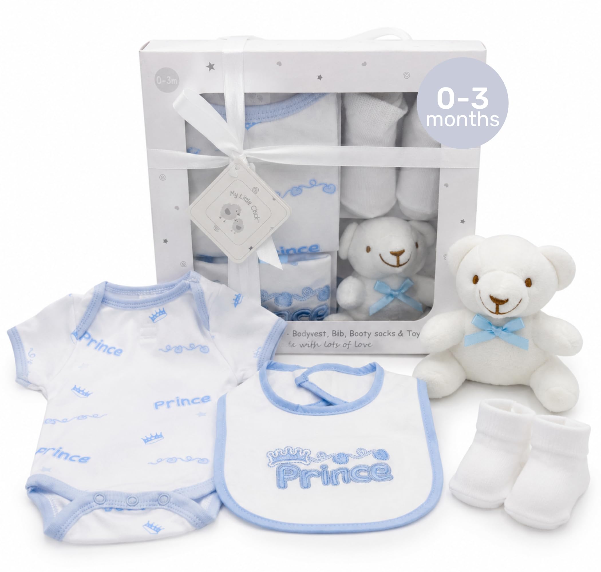 My Little Chick Baby Boy Hamper | Newborn Baby Essentials 0-3 Months