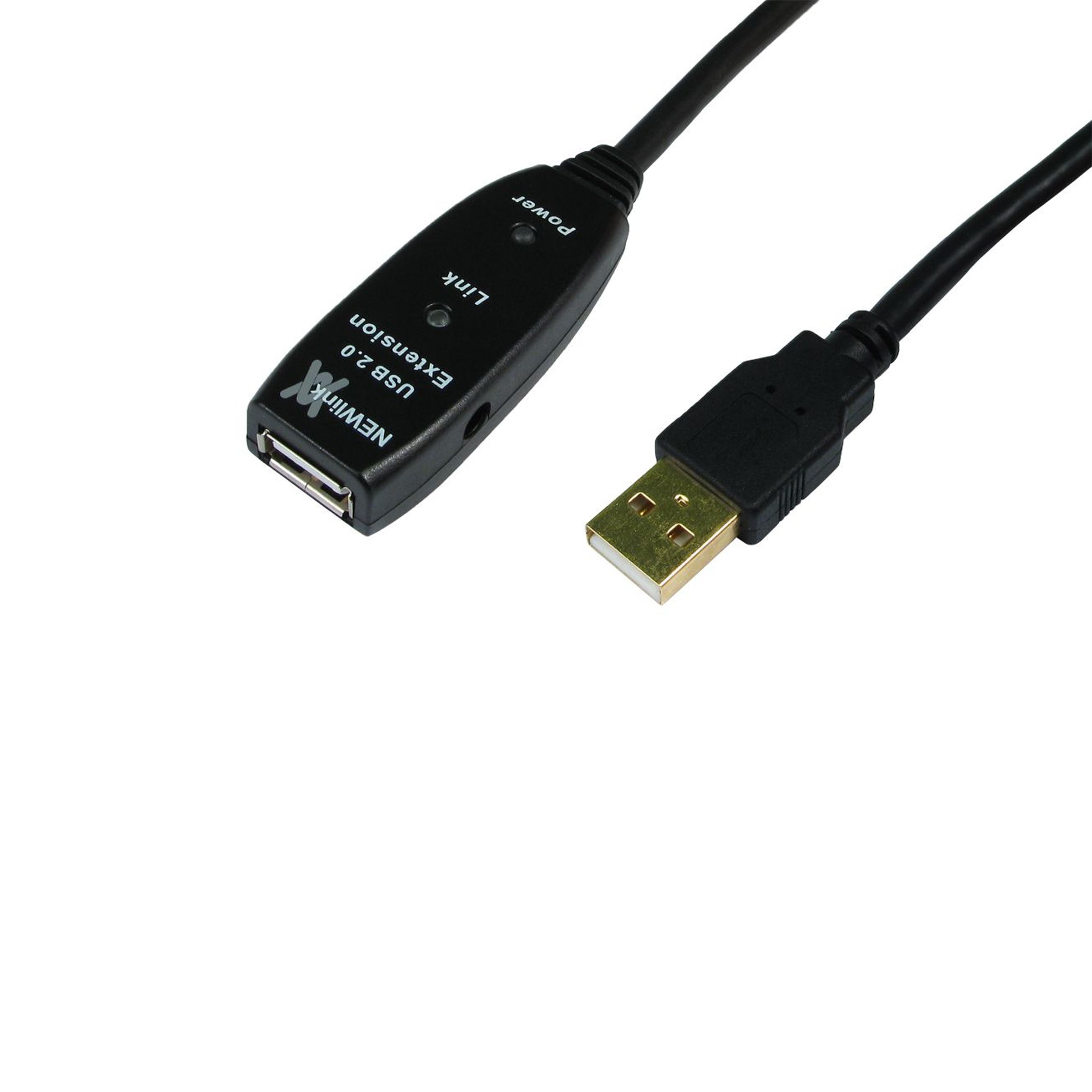 Loops 25 m USB A męski do żeński aktywny kabel przedłużający - przewód do komputera / drukarki wzmacniacza