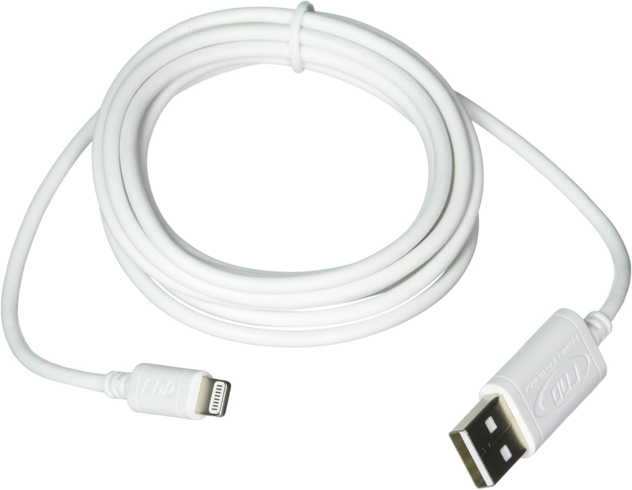 RNDs Lightning to USB 6ft Cable for Apple iPhone and iPad (Pro, Air, Mini) [Apple MFi Certified] (6 feet/1.8M/White)