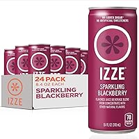 Vista 11 de IZZE - Mezcla de bebida de jugo con agua con gas, granada, sin azúcar añadido, 8.4 onzas líquidas, 24 latas