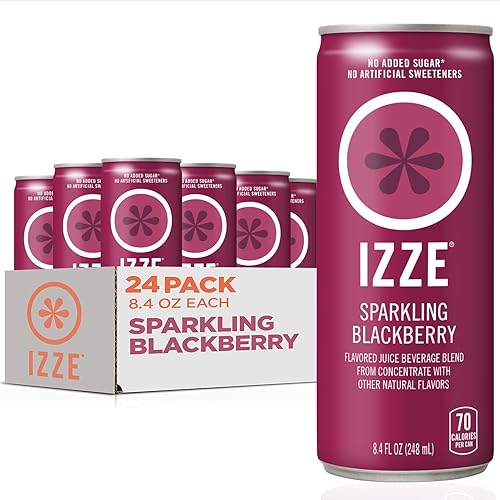 Miniatura 9 de IZZE - Jugo espumoso, paquete variado de 4 sabores, 8.4 onzas líquidas (24 unidades)