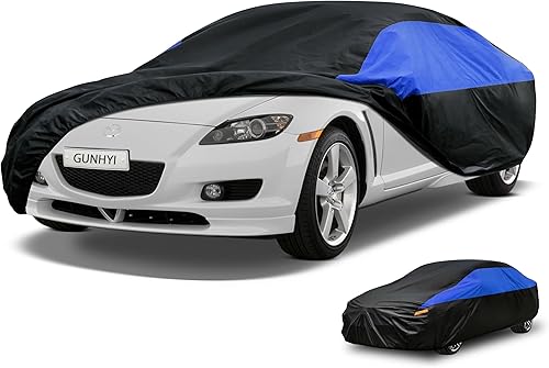 Miniatura 74 de Funda para automóvil Nissan Rogue impermeable para todo tipo de clima, cubierta exterior completa ligera para automóviles, exteriores, sol, UV, 08