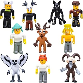 10 pieces 99 nights in the forest action figures 8.5 cm large figures of your owl and monster for game fans children collectors and as a home accessory