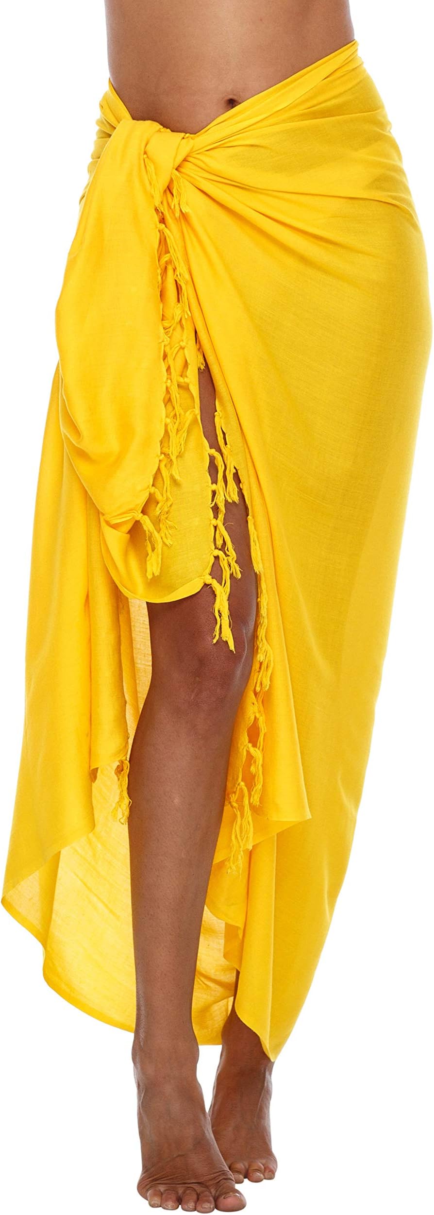 SHU-SHIWomens Beach Cover Up Sarong Swimsuit Cover-Up Many Solids Colors to choose,One Size
