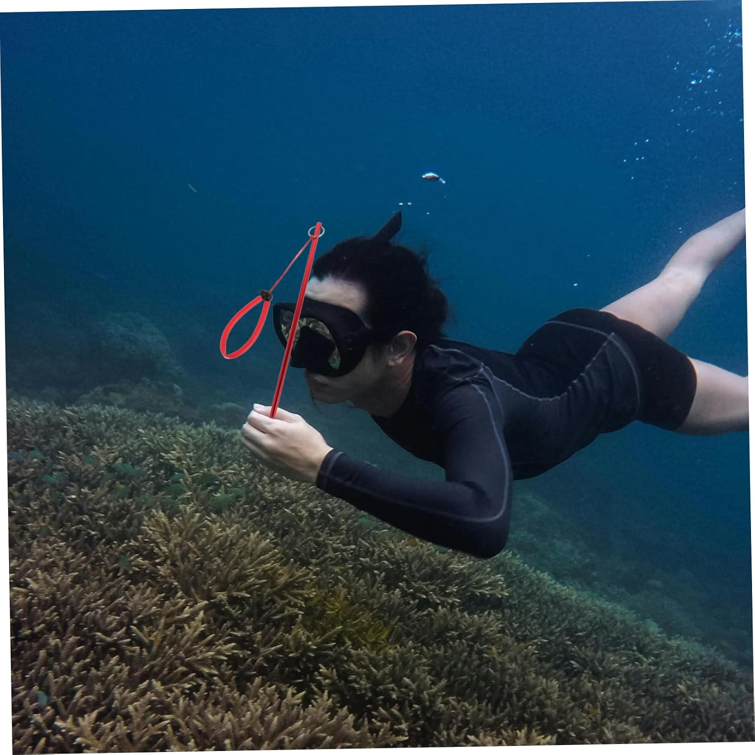 Diving Pointer Rod Aluminum Alloy Scuba Diving Measurement Stick with Scale Markings for Underwater Safety and Exploration Durable Diving Accessories for Scuba Diving Gear