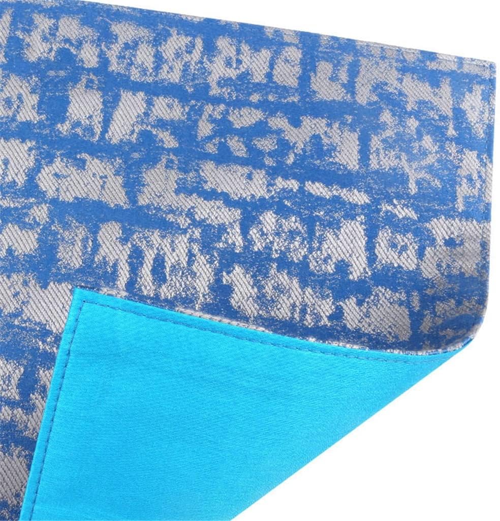 4 Pcs Table Place Mat Kitchen Dinning for Table Mat Table Cloth Pad Heat Insulation Dining Table Decor Mats (Color : Blue, Size : 3245cm)