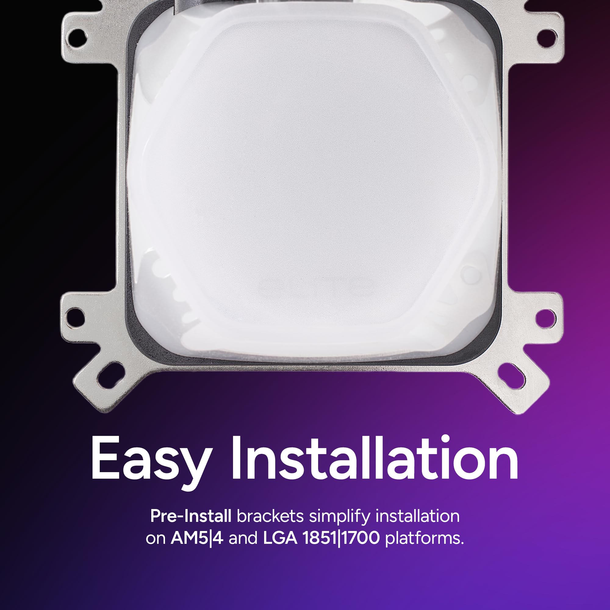 Cooler Master  CPU Liquid Cooler, Dual-Chamber Pump, Customizable aRGB Lighting, Maintenance-Free, AMD Ryzen 9 AM5|4, Intel Ultra i7 LGA 1851|1700 Design by Cooler Master